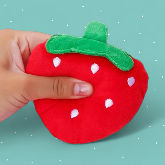 Red Strawberry Plush Toy