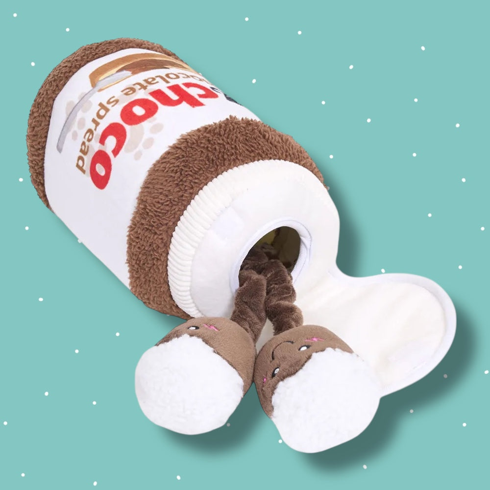 ZippyPaws Bungee Burrow - Choco Spread Jar
