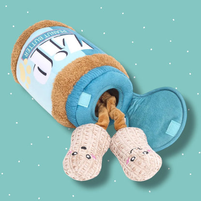 ZippyPaws Bungee Burrow - Peanut Butter Jar