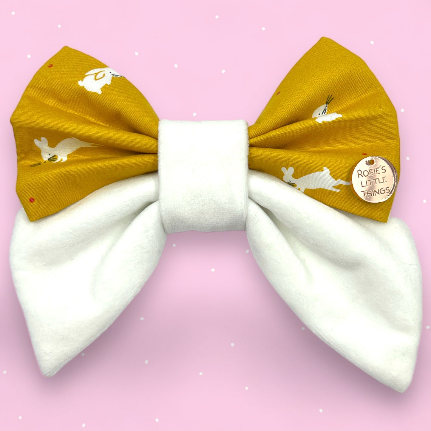 White Little Bunnies - Sailor Bow