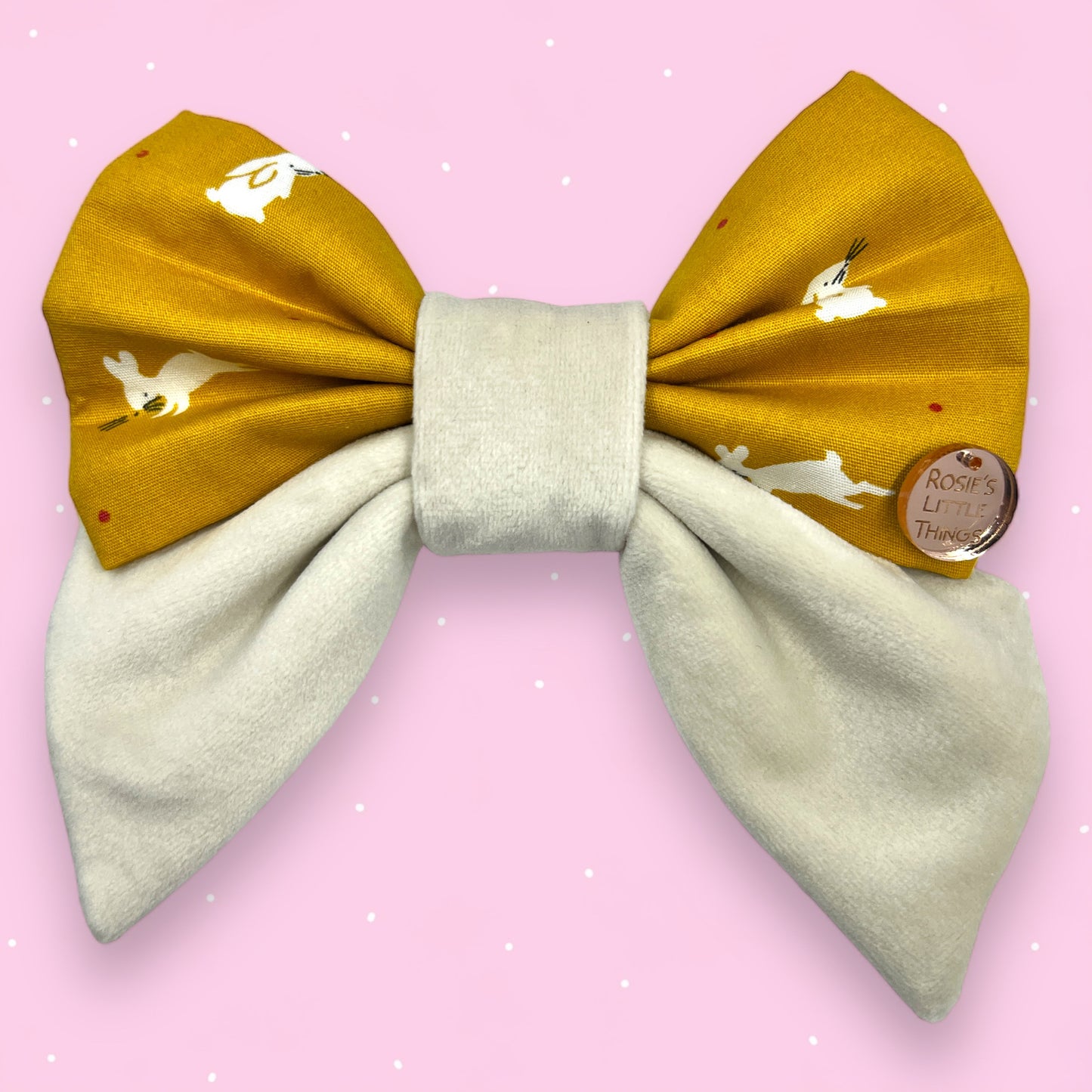 White Little Bunnies - Sailor Bow