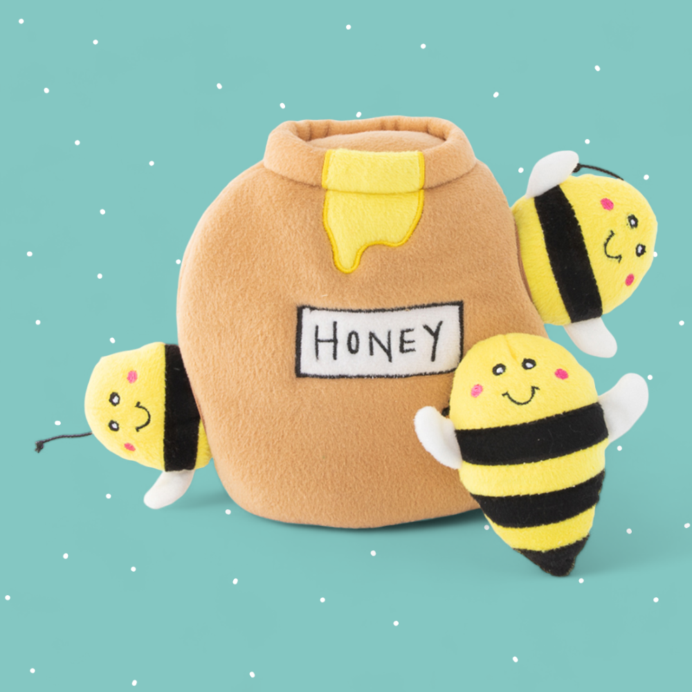 Zippy Paws - Burrow Dog Toy - Honey Pot